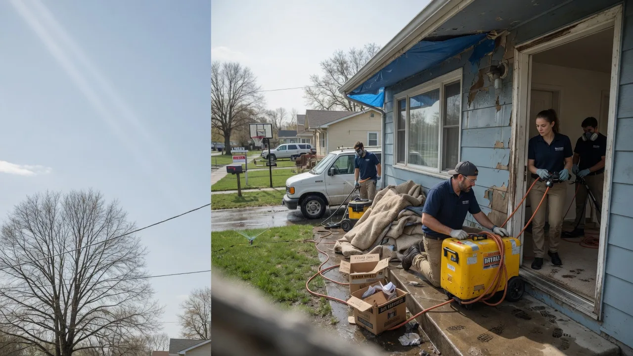 Basement Flood Cleanup in Howard, KS near me